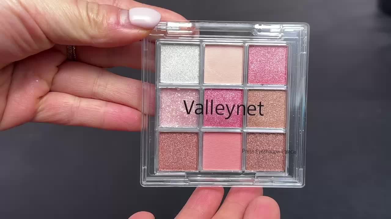 Rose Glitter Eyeshadow Palette