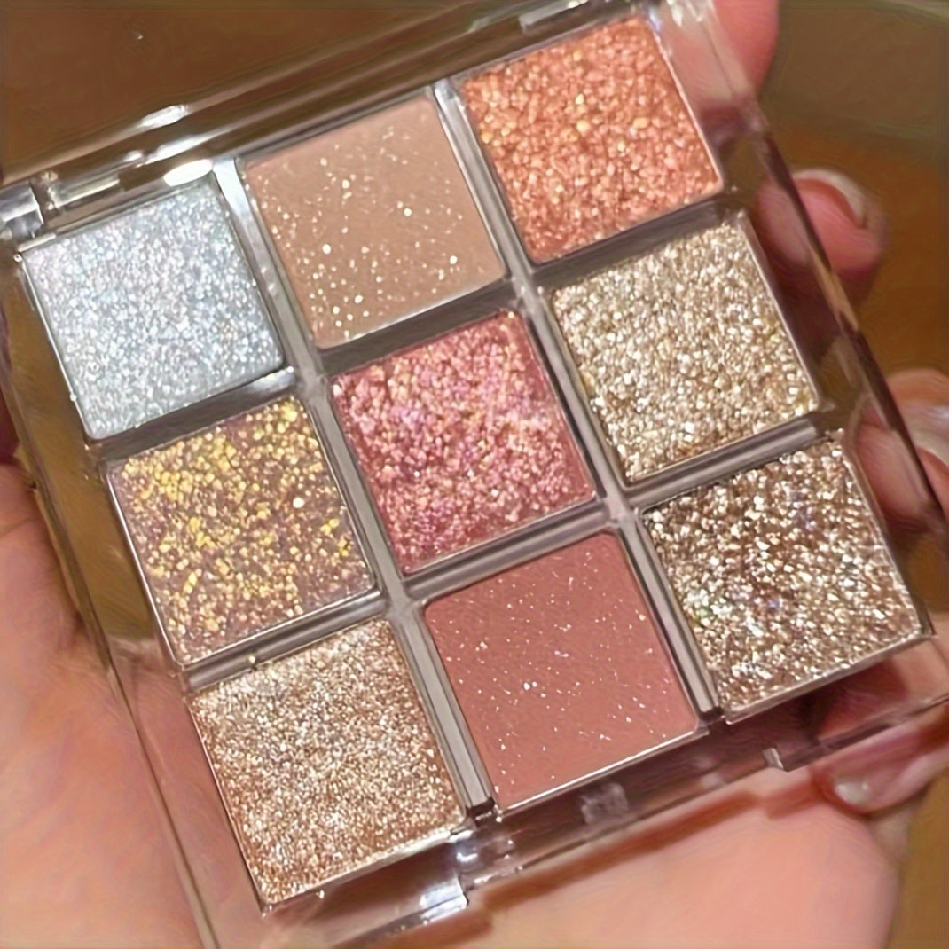 Rose Glitter Eyeshadow Palette