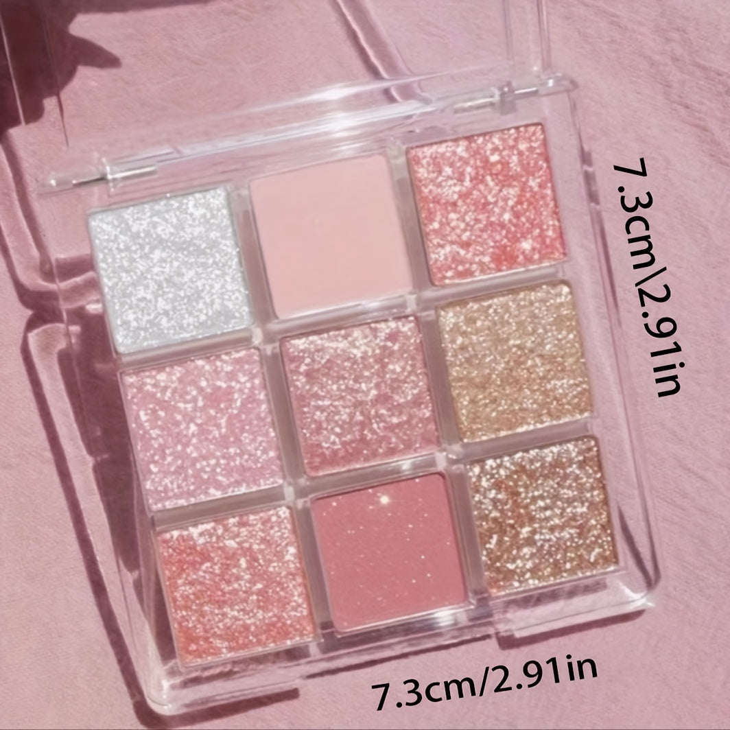 Rose Glitter Eyeshadow Palette