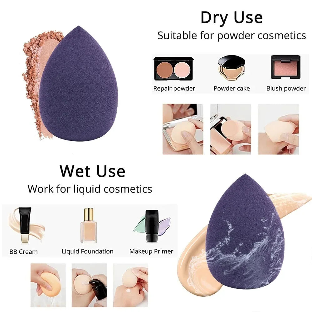 Multicolor Makeup Sponge Set