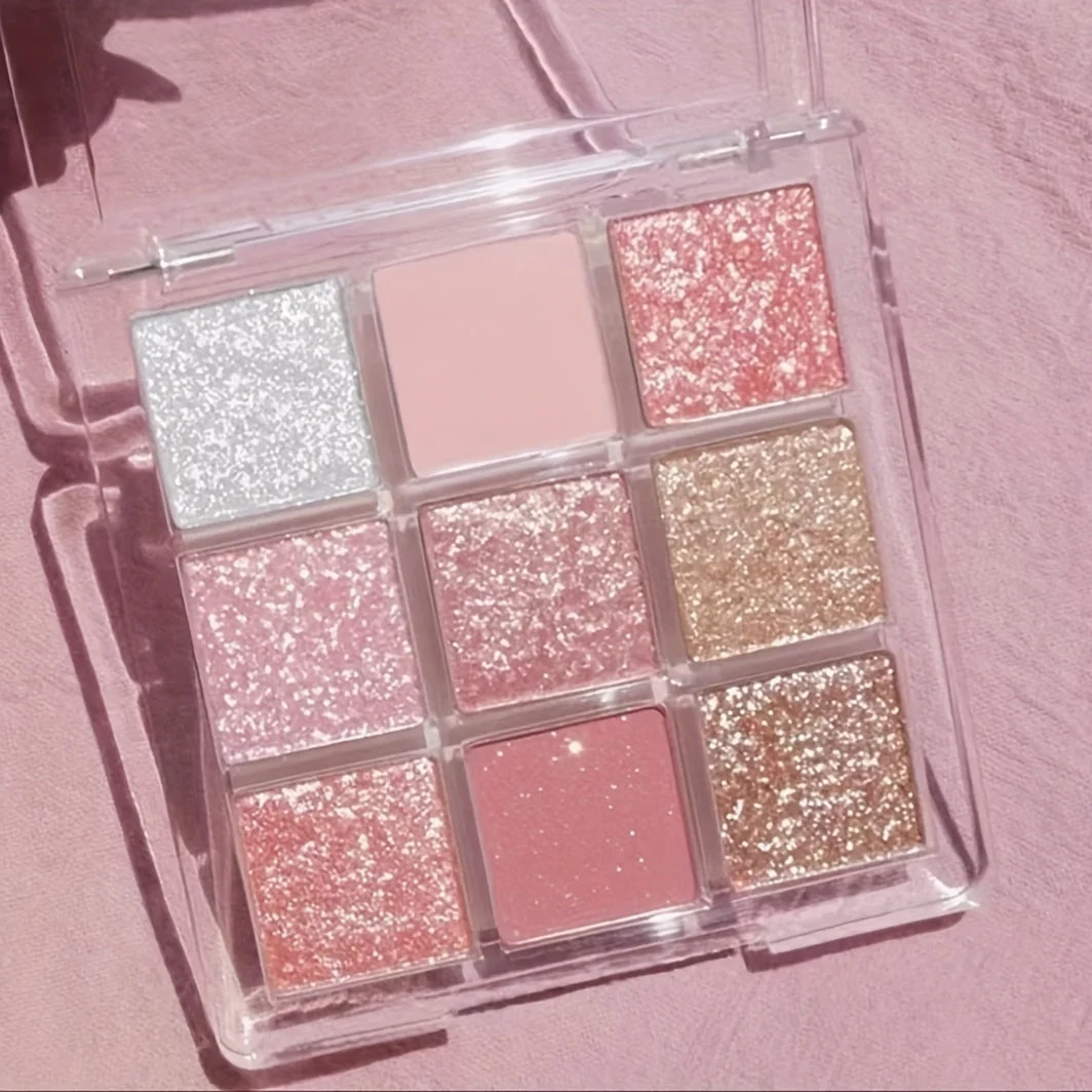 Rose Glitter Eyeshadow Palette